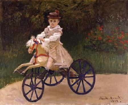 Claude Monet Jean Monet on his Hobby Horse oil painting image